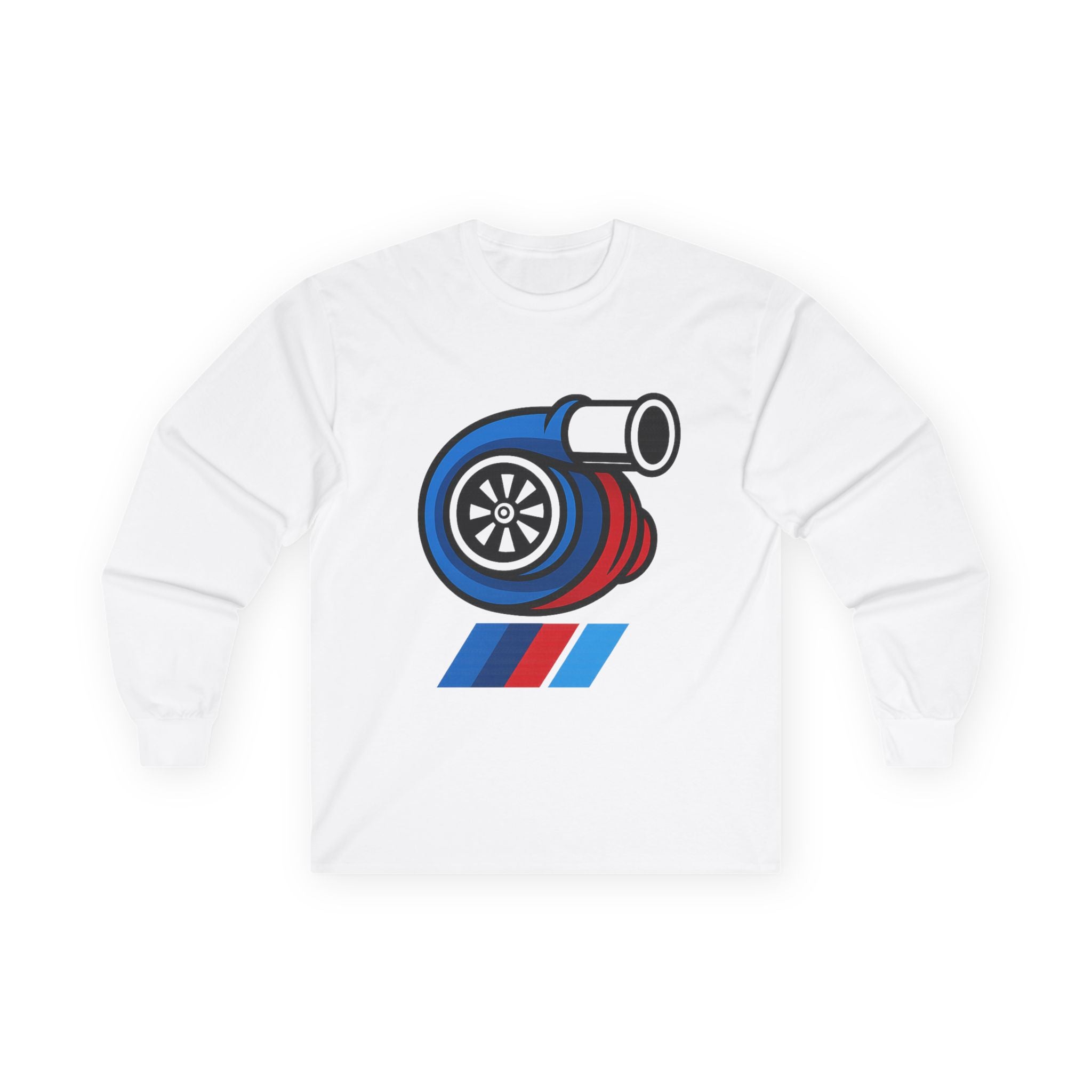 Unisex Fully Gassed Turbo Tee — Racing Turbocharger Long Sleeve Shirt