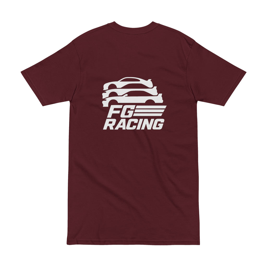 Mens Heavy weight "FG RACING LOGO TEE"