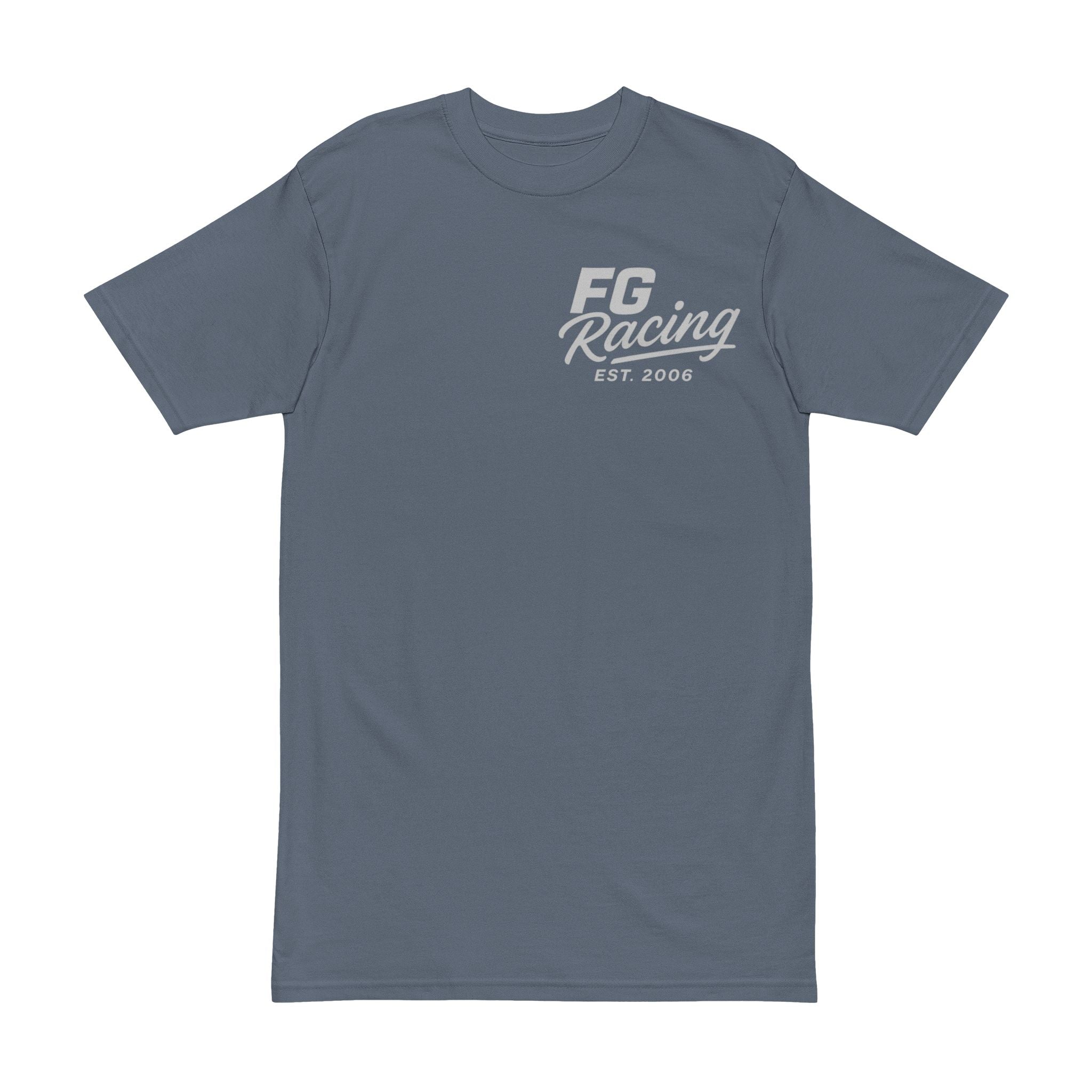 Mens Heavy weight "FG RACING LOGO TEE"