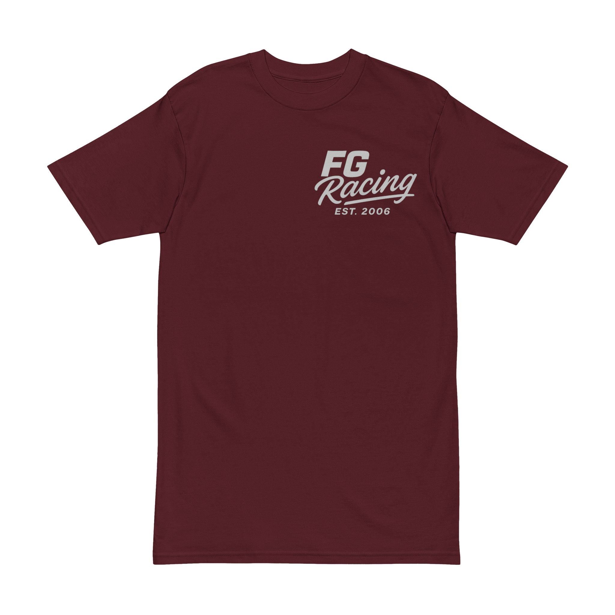 Mens Heavy weight "FG RACING LOGO TEE"
