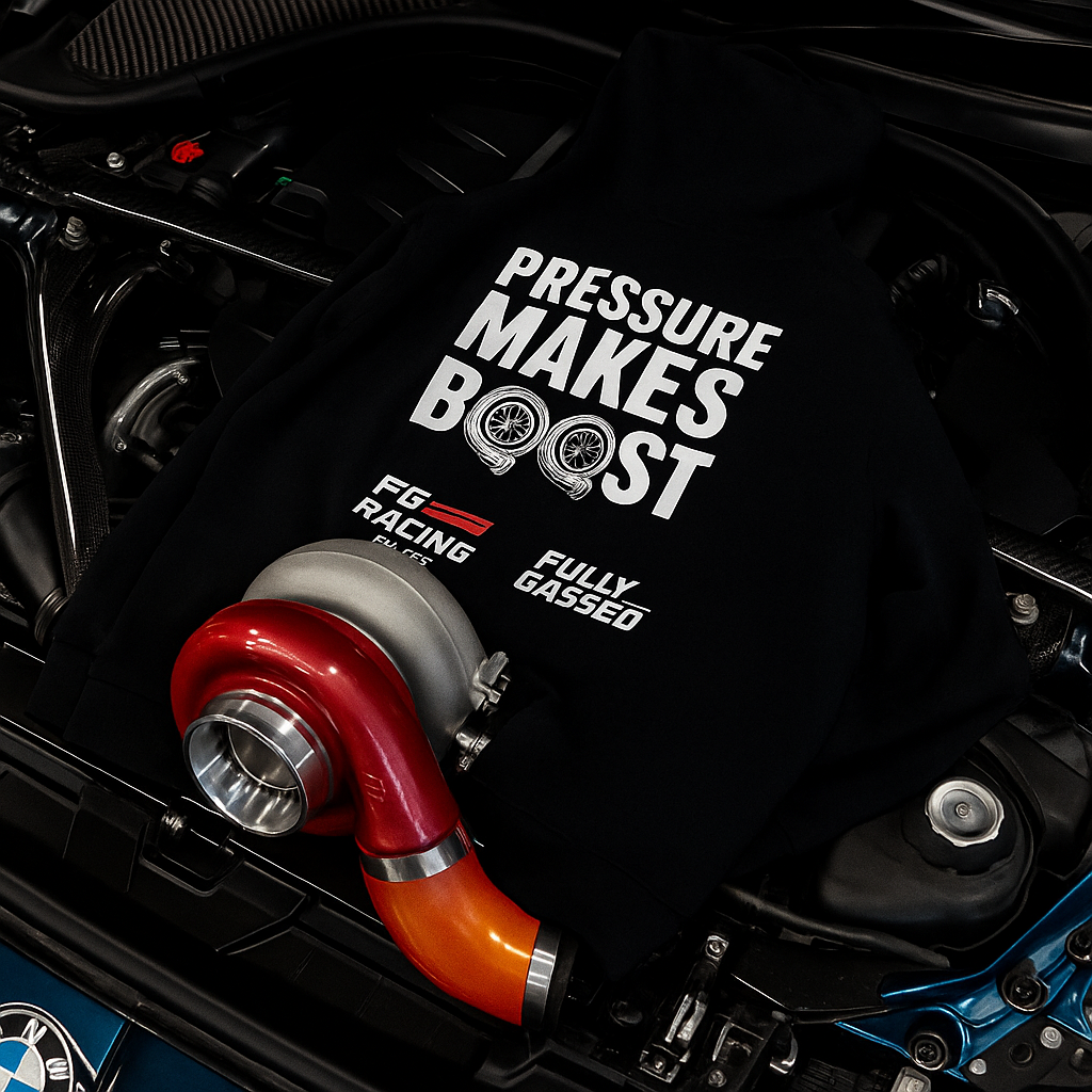 PRESSURE MAKES BOOST Essential Heavyweight Hoodie